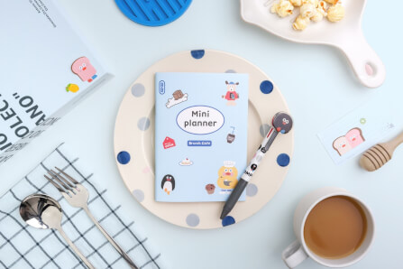 สมุดแพลนเนอร์ Ropamoda romane mini planner สีฟ้า_2